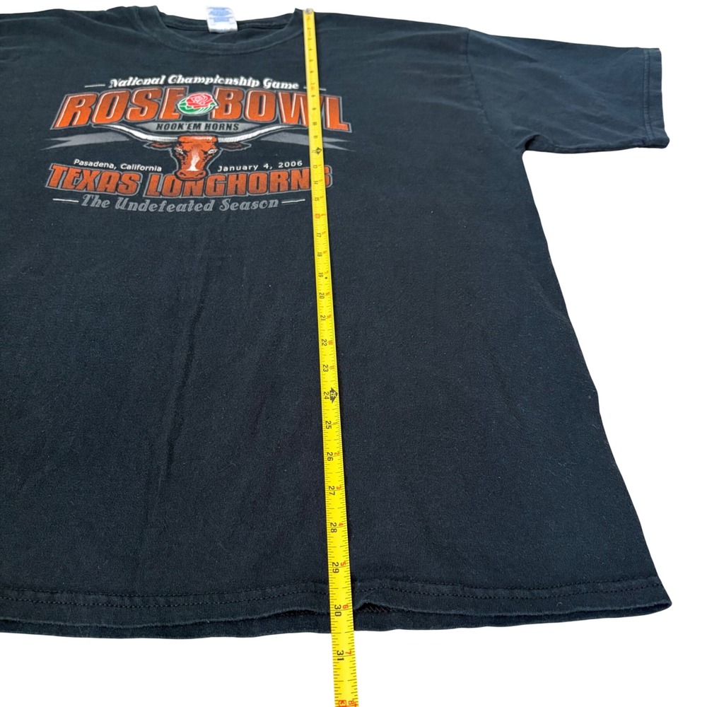 VTG 2006 Rose Bowl Texas Longhorns Football National Champs Game T-Shirt Mens XL - Picture 5 of 7
